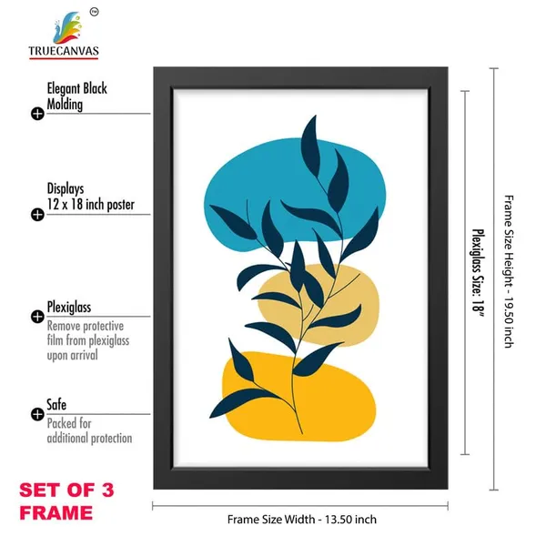 Black__Abstract_Hd_Print_Painting_Set_Of_3_With_Frame_|_For_Home,_Living_Room_Gallery_&_Office,_Black_Frame,_Size_-_13.50_X_19.50_Inch,_Sf401
