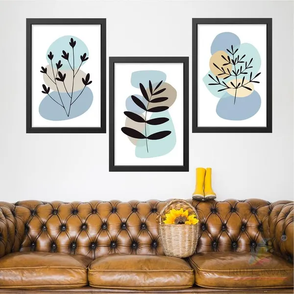 Black__Abstract_Hd_Print_Painting_Set_Of_3_With_Frame_|_For_Home,_Living_Room_Gallery_&_Office,_Black_Frame,_Size_-_13.50_X_19.50_Inch,_Sf403