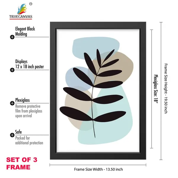 Black__Abstract_Hd_Print_Painting_Set_Of_3_With_Frame_|_For_Home,_Living_Room_Gallery_&_Office,_Black_Frame,_Size_-_13.50_X_19.50_Inch,_Sf403