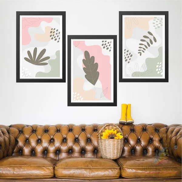 Black__Abstract_Hd_Print_Painting_Set_Of_3_With_Frame_|_For_Home,_Living_Room_Gallery_&_Office,_Black_Frame,_Size_-_13.50_X_19.50_Inch,_Sf404