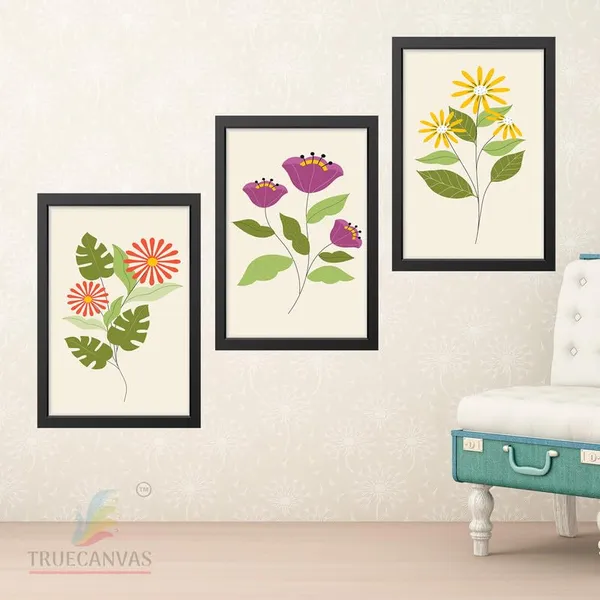 Black__Abstract_Hd_Print_Painting_Set_Of_3_With_Frame_|_For_Home,_Living_Room_Gallery_&_Office,_Black_Frame,_Size_-_13.50_X_19.50_Inch,_Sf405