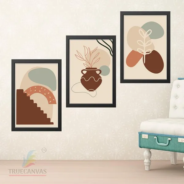 Black__Abstract_Hd_Print_Painting_Set_Of_3_With_Frame_|_For_Home,_Living_Room_Gallery_&_Office,_Black_Frame,_Size_-_13.50_X_19.50_Inch,_Sf407