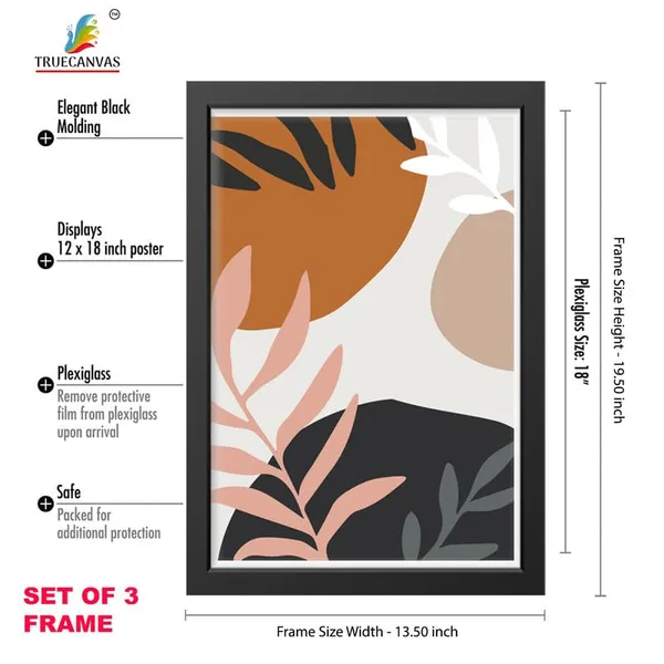 Black__Abstract_Hd_Print_Painting_Set_Of_3_With_Frame_|_For_Home,_Living_Room_Gallery_&_Office,_Black_Frame,_Size_-_13.50_X_19.50_Inch,_Sf408