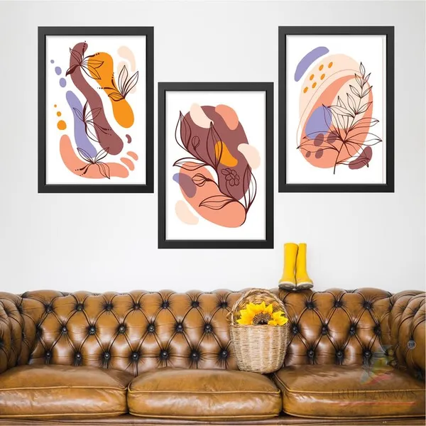 Black__Abstract_Hd_Print_Painting_Set_Of_3_With_Frame_|_For_Home,_Living_Room_Gallery_&_Office,_Black_Frame,_Size_-_13.50_X_19.50_Inch,_Sf409