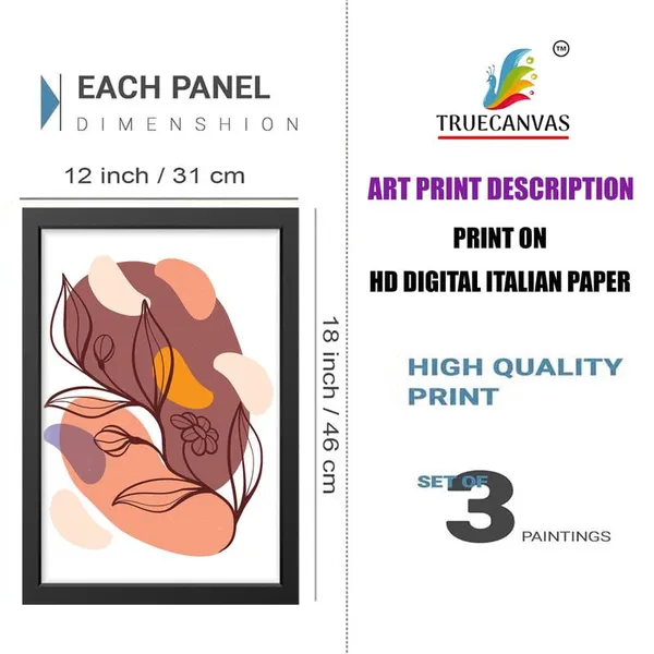 Black__Abstract_Hd_Print_Painting_Set_Of_3_With_Frame_|_For_Home,_Living_Room_Gallery_&_Office,_Black_Frame,_Size_-_13.50_X_19.50_Inch,_Sf409