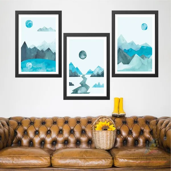 Black__Abstract_Hd_Print_Painting_Set_Of_3_With_Frame_|_For_Home,_Living_Room_Gallery_&_Office,_Black_Frame,_Size_-_13.50_X_19.50_Inch,_Sf410