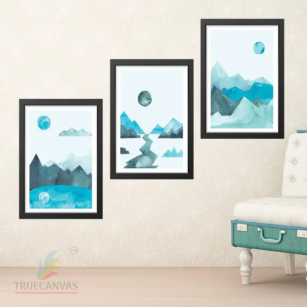 Black__Abstract_Hd_Print_Painting_Set_Of_3_With_Frame_|_For_Home,_Living_Room_Gallery_&_Office,_Black_Frame,_Size_-_13.50_X_19.50_Inch,_Sf410