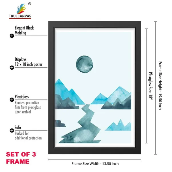 Black__Abstract_Hd_Print_Painting_Set_Of_3_With_Frame_|_For_Home,_Living_Room_Gallery_&_Office,_Black_Frame,_Size_-_13.50_X_19.50_Inch,_Sf410