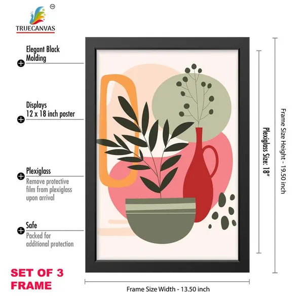 Black__Abstract_Hd_Print_Painting_Set_Of_3_With_Frame_|_For_Home,_Living_Room_Gallery_&_Office,_Black_Frame,_Size_-_13.50_X_19.50_Inch,_Sf412