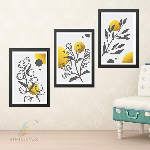 Black__Abstract_Hd_Print_Painting_Set_Of_3_With_Frame_|_For_Home,_Living_Room_Gallery_&_Office,_Black_Frame,_Size_-_13.50_X_19.50_Inch,_Sf413