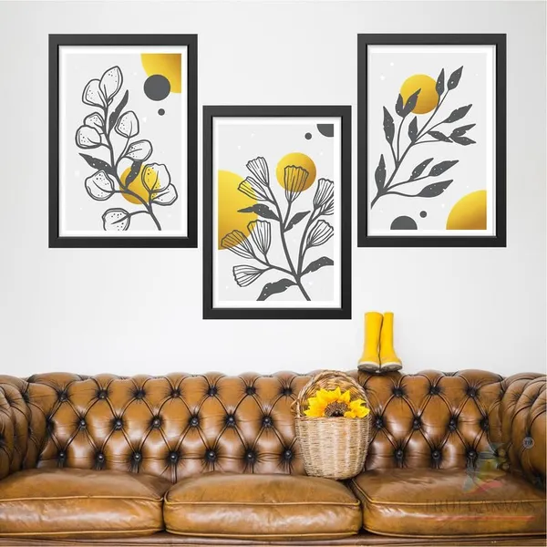 Black__Abstract_Hd_Print_Painting_Set_Of_3_With_Frame_|_For_Home,_Living_Room_Gallery_&_Office,_Black_Frame,_Size_-_13.50_X_19.50_Inch,_Sf413