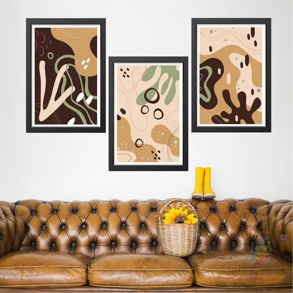 Black__Abstract_Hd_Print_Painting_Set_Of_3_With_Frame_|_For_Home,_Living_Room_Gallery_&_Office,_Black_Frame,_Size_-_13.50_X_19.50_Inch,_Sf414