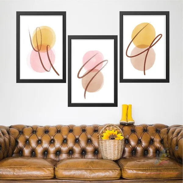 Black__Abstract_Hd_Print_Painting_Set_Of_3_With_Frame_|_For_Home,_Living_Room_Gallery_&_Office,_Black_Frame,_Size_-_13.50_X_19.50_Inch,_Sf415