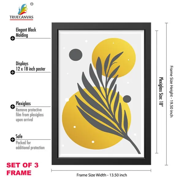 Black__Abstract_Hd_Print_Painting_Set_Of_3_With_Frame_|_For_Home,_Living_Room_Gallery_&_Office,_Black_Frame,_Size_-_13.50_X_19.50_Inch,_Sf416