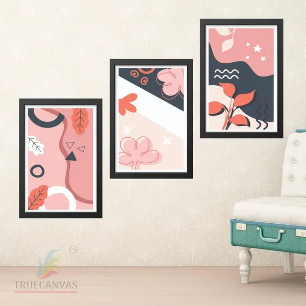 Black__Abstract_Hd_Print_Painting_Set_Of_3_With_Frame_|_For_Home,_Living_Room_Gallery_&_Office,_Black_Frame,_Size_-_13.50_X_19.50_Inch,_Sf417