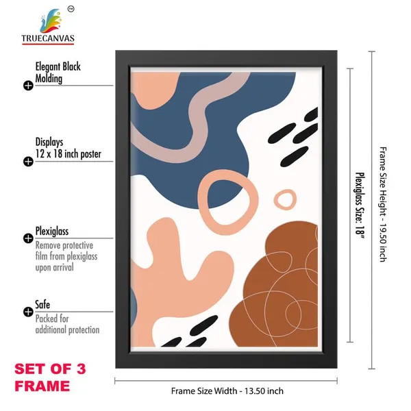 Black__Abstract_Hd_Print_Painting_Set_Of_3_With_Frame_|_For_Home,_Living_Room_Gallery_&_Office,_Black_Frame,_Size_-_13.50_X_19.50_Inch,_Sf418