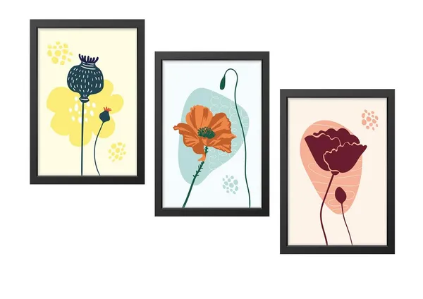 Black__Abstract_Hd_Print_Painting_Set_Of_3_With_Frame_|_For_Home,_Living_Room_Gallery_&_Office,_Black_Frame,_Size_-_13.50_X_19.50_Inch,_Sf420
