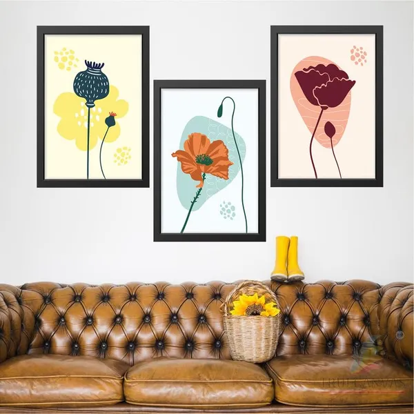 Black__Abstract_Hd_Print_Painting_Set_Of_3_With_Frame_|_For_Home,_Living_Room_Gallery_&_Office,_Black_Frame,_Size_-_13.50_X_19.50_Inch,_Sf420