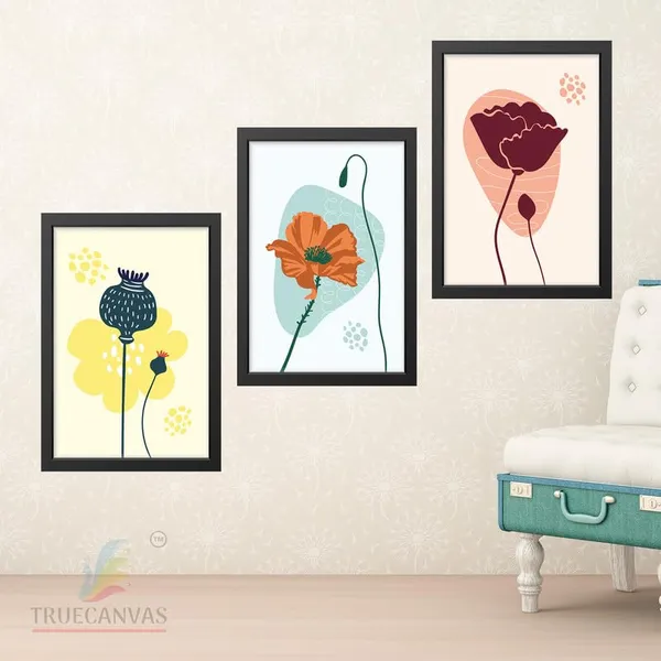 Black__Abstract_Hd_Print_Painting_Set_Of_3_With_Frame_|_For_Home,_Living_Room_Gallery_&_Office,_Black_Frame,_Size_-_13.50_X_19.50_Inch,_Sf420