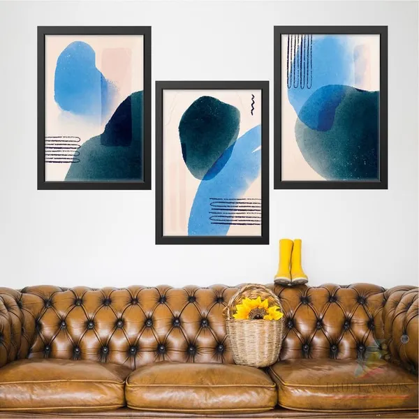 Black__Abstract_Hd_Print_Painting_Set_Of_3_With_Frame_|_For_Home,_Living_Room_Gallery_&_Office,_Black_Frame,_Size_-_13.50_X_19.50_Inch,_Sf422