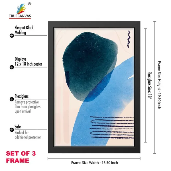 Black__Abstract_Hd_Print_Painting_Set_Of_3_With_Frame_|_For_Home,_Living_Room_Gallery_&_Office,_Black_Frame,_Size_-_13.50_X_19.50_Inch,_Sf422