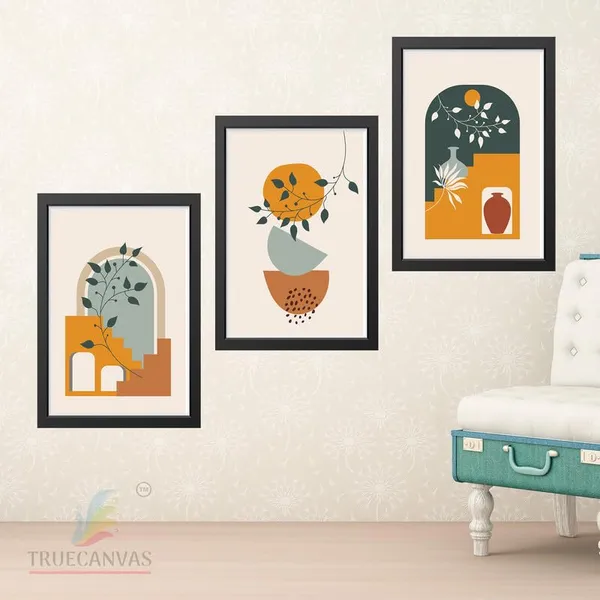 Black__Abstract_Hd_Print_Painting_Set_Of_3_With_Frame_|_For_Home,_Living_Room_Gallery_&_Office,_Black_Frame,_Size_-_13.50_X_19.50_Inch,_Sf423