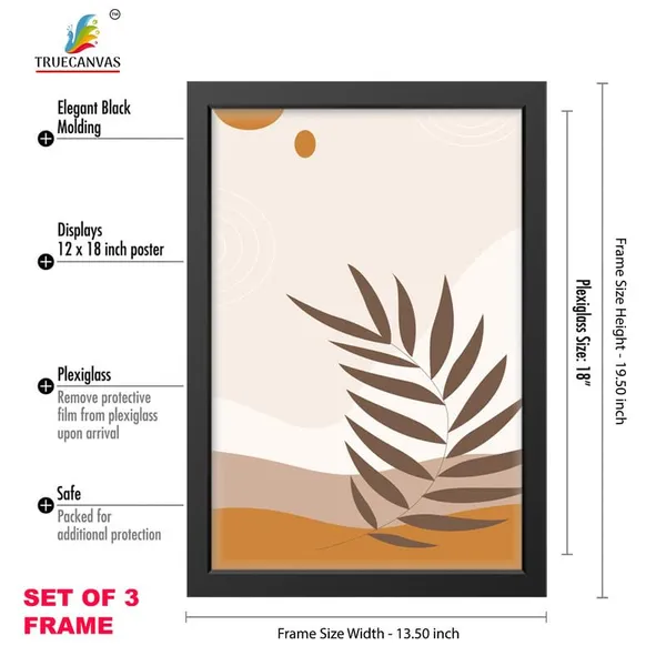 Black__Abstract_Hd_Print_Painting_Set_Of_3_With_Frame_|_For_Home,_Living_Room_Gallery_&_Office,_Black_Frame,_Size_-_13.50_X_19.50_Inch,_Sf424