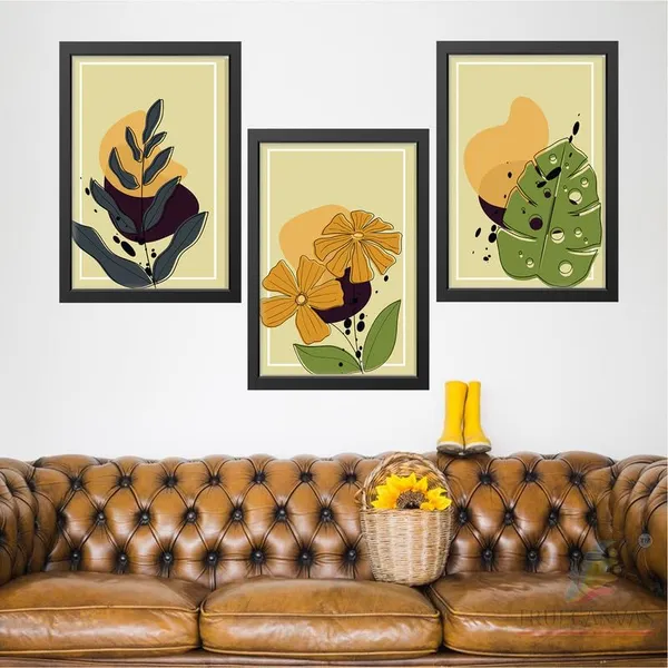 Black__Abstract_Hd_Print_Painting_Set_Of_3_With_Frame_|_For_Home,_Living_Room_Gallery_&_Office,_Black_Frame,_Size_-_13.50_X_19.50_Inch,_Sf425