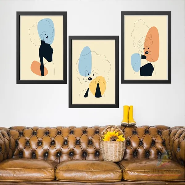 Black__Abstract_Hd_Print_Painting_Set_Of_3_With_Frame_|_For_Home,_Living_Room_Gallery_&_Office,_Black_Frame,_Size_-_13.50_X_19.50_Inch,_Sf426