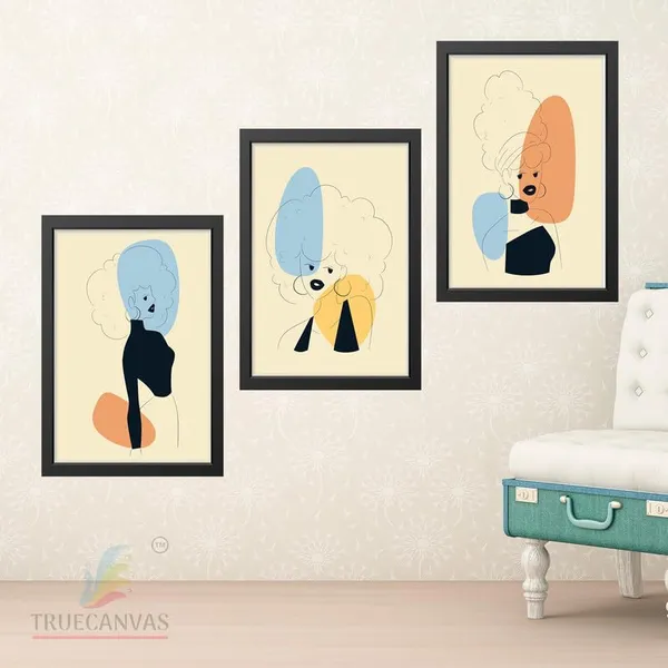 Black__Abstract_Hd_Print_Painting_Set_Of_3_With_Frame_|_For_Home,_Living_Room_Gallery_&_Office,_Black_Frame,_Size_-_13.50_X_19.50_Inch,_Sf426