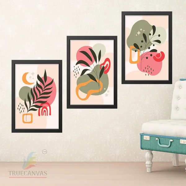 Black__Abstract_Hd_Print_Painting_Set_Of_3_With_Frame_|_For_Home,_Living_Room_Gallery_&_Office,_Black_Frame,_Size_-_13.50_X_19.50_Inch,_Sf429