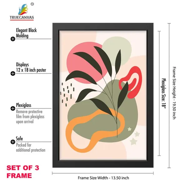 Black__Abstract_Hd_Print_Painting_Set_Of_3_With_Frame_|_For_Home,_Living_Room_Gallery_&_Office,_Black_Frame,_Size_-_13.50_X_19.50_Inch,_Sf429