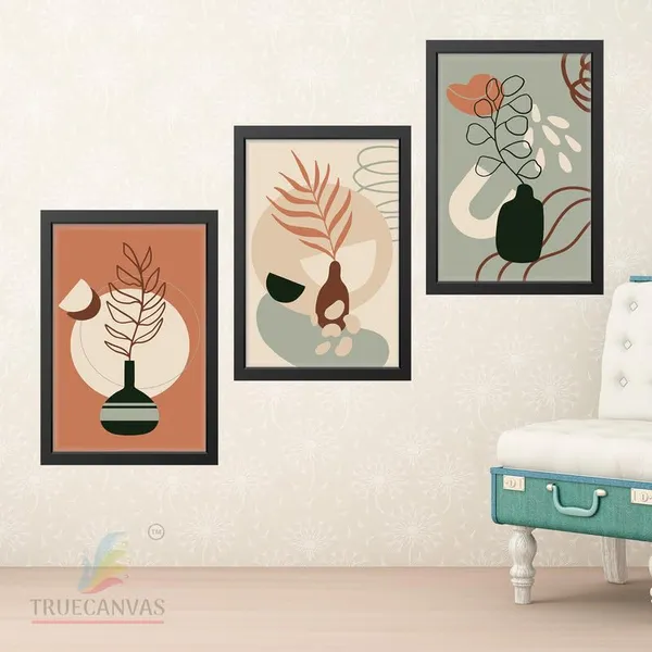 Black__Abstract_Hd_Print_Painting_Set_Of_3_With_Frame_|_For_Home,_Living_Room_Gallery_&_Office,_Black_Frame,_Size_-_13.50_X_19.50_Inch,_Sf430