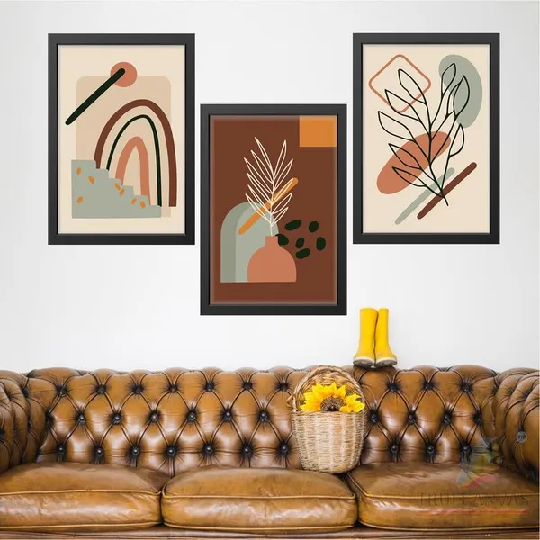 Black__Abstract_Hd_Print_Painting_Set_Of_3_With_Frame_|_For_Home,_Living_Room_Gallery_&_Office,_Black_Frame,_Size_-_13.50_X_19.50_Inch,_Sf433