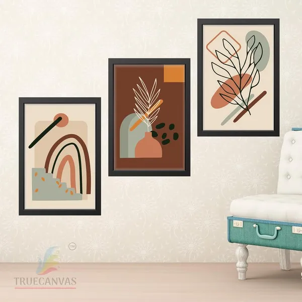 Black__Abstract_Hd_Print_Painting_Set_Of_3_With_Frame_|_For_Home,_Living_Room_Gallery_&_Office,_Black_Frame,_Size_-_13.50_X_19.50_Inch,_Sf433