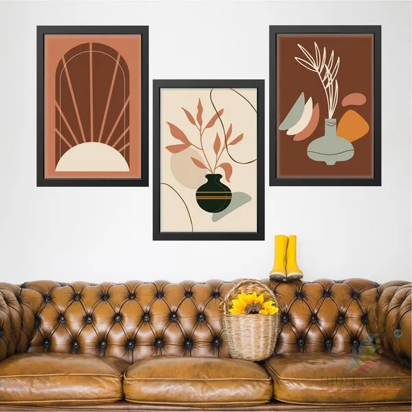 Black__Abstract_Hd_Print_Painting_Set_Of_3_With_Frame_|_For_Home,_Living_Room_Gallery_&_Office,_Black_Frame,_Size_-_13.50_X_19.50_Inch,_Sf434