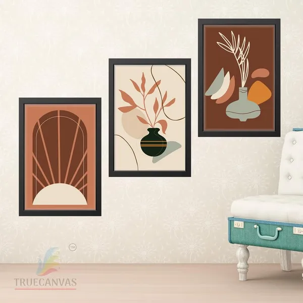 Black__Abstract_Hd_Print_Painting_Set_Of_3_With_Frame_|_For_Home,_Living_Room_Gallery_&_Office,_Black_Frame,_Size_-_13.50_X_19.50_Inch,_Sf434