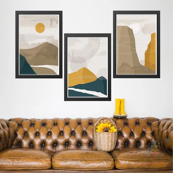 Black__Abstract_Hd_Print_Painting_Set_Of_3_With_Frame_|_For_Home,_Living_Room_Gallery_&_Office,_Black_Frame,_Size_-_13.50_X_19.50_Inch,_Sf435