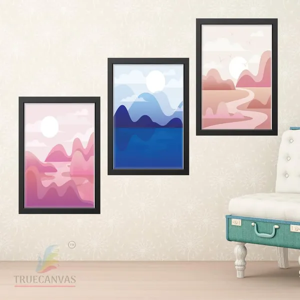 Black__Abstract_Hd_Print_Painting_Set_Of_3_With_Frame_|_For_Home,_Living_Room_Gallery_&_Office,_Black_Frame,_Size_-_13.50_X_19.50_Inch,_Sf436