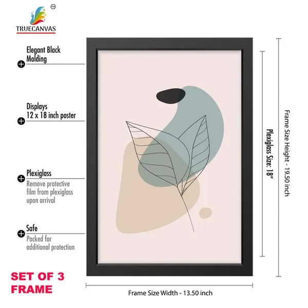 Black__Abstract_Hd_Print_Painting_Set_Of_3_With_Frame_|_For_Home,_Living_Room_Gallery_&_Office,_Black_Frame,_Size_-_13.50_X_19.50_Inch,_Sf437