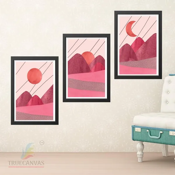 Multicolor_Abstract_Hd_Print_Painting_Set_Of_3_With_Frame_|_For_Home,_Living_Room_Gallery_&_Office,_Black_Frame,_Size_-_13.50_X_19.50_Inch,_Sf439