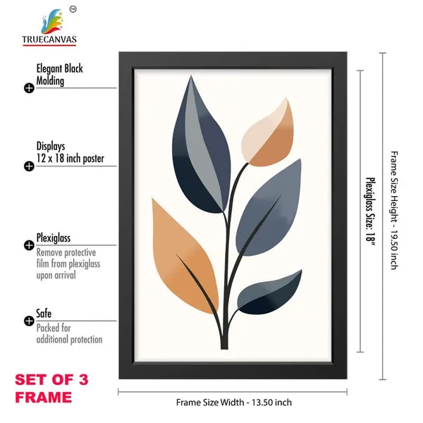 Black__Abstract_Hd_Print_Painting_Set_Of_3_With_Frame_|_For_Home,_Living_Room_Gallery_&_Office,_Black_Frame,_Size_-_13.50_X_19.50_Inch,_Sf444
