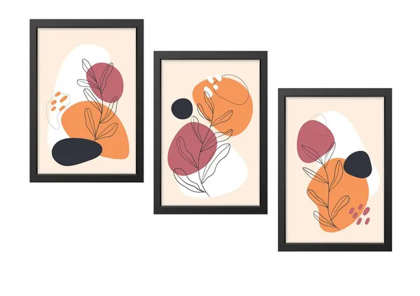 Multicolor_Abstract_Hd_Print_Painting_Set_Of_3_With_Frame_|_For_Home,_Living_Room_Gallery_&_Office,_Black_Frame,_Size_-_13.50_X_19.50_Inch,_Sf445