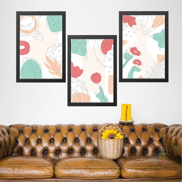 Black__Abstract_Hd_Print_Painting_Set_Of_3_With_Frame_|_For_Home,_Living_Room_Gallery_&_Office,_Black_Frame,_Size_-_13.50_X_19.50_Inch,_Sf446