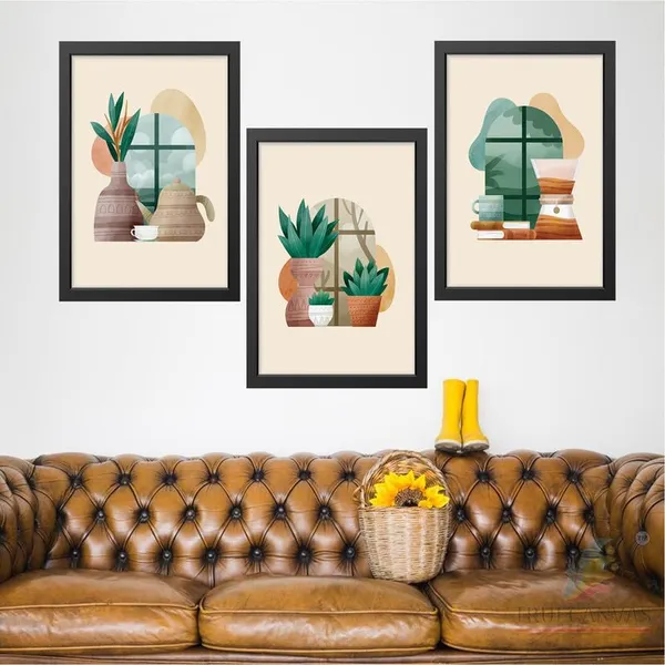 Black__Abstract_Hd_Print_Painting_Set_Of_3_With_Frame_|_For_Home,_Living_Room_Gallery_&_Office,_Black_Frame,_Size_-_13.50_X_19.50_Inch,_Sf447