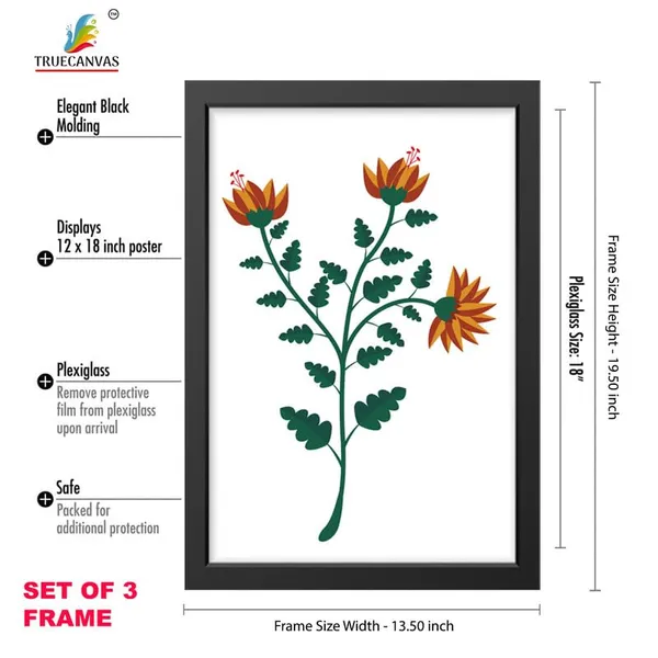 Black__Abstract_Hd_Print_Painting_Set_Of_3_With_Frame_|_For_Home,_Living_Room_Gallery_&_Office,_Black_Frame,_Size_-_13.50_X_19.50_Inch,_Sf448