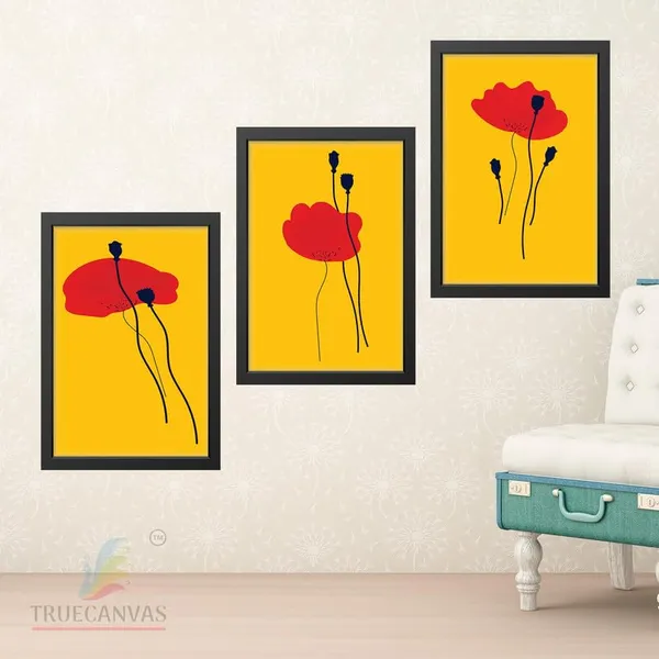Black__Abstract_Hd_Print_Painting_Set_Of_3_With_Frame_|_For_Home,_Living_Room_Gallery_&_Office,_Black_Frame,_Size_-_13.50_X_19.50_Inch,_Sf449