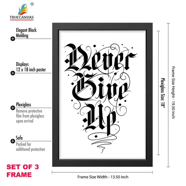 Black__Abstract_Hd_Print_Painting_Set_Of_3_With_Frame_|_For_Home,_Living_Room_Gallery_&_Office,_Black_Frame,_Size_-_13.50_X_19.50_Inch,_Sf452