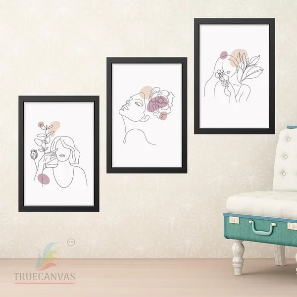 Black__Abstract_Hd_Print_Painting_Set_Of_3_With_Frame_|_For_Home,_Living_Room_Gallery_&_Office,_Black_Frame,_Size_-_13.50_X_19.50_Inch,_Sf453