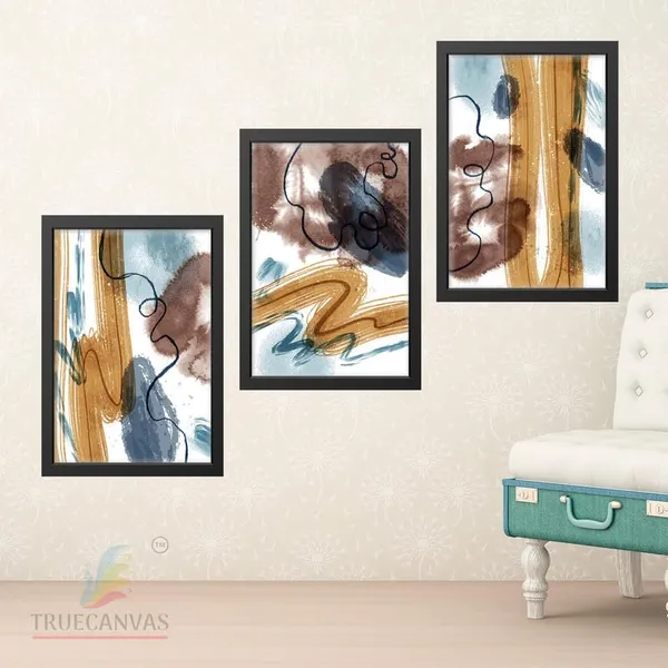 Black__Abstract_Hd_Print_Painting_Set_Of_3_With_Frame_|_For_Home,_Living_Room_Gallery_&_Office,_Black_Frame,_Size_-_13.50_X_19.50_Inch,_Sf455